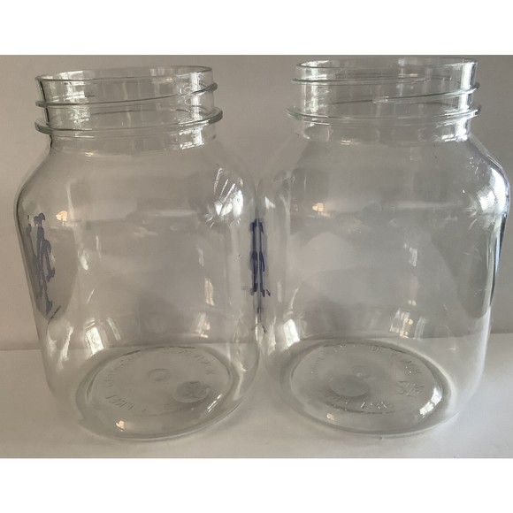 New York Mets Mason Jar Cups-Churchill Container 2016 (2) Plastic Cups - Picture 3 of 8